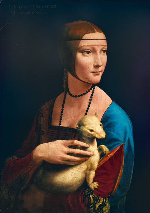 Lady with an Ermine, 1489 by Leonardo Da Vinci – 1000 Piece Jigsaw Puzzle (Bluebird)