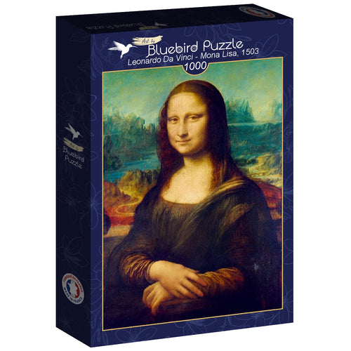 Mona Lisa, 1503 by Leonardo Da Vinci – 1000 Piece Jigsaw Puzzle (Bluebird) - Completed Puzzle