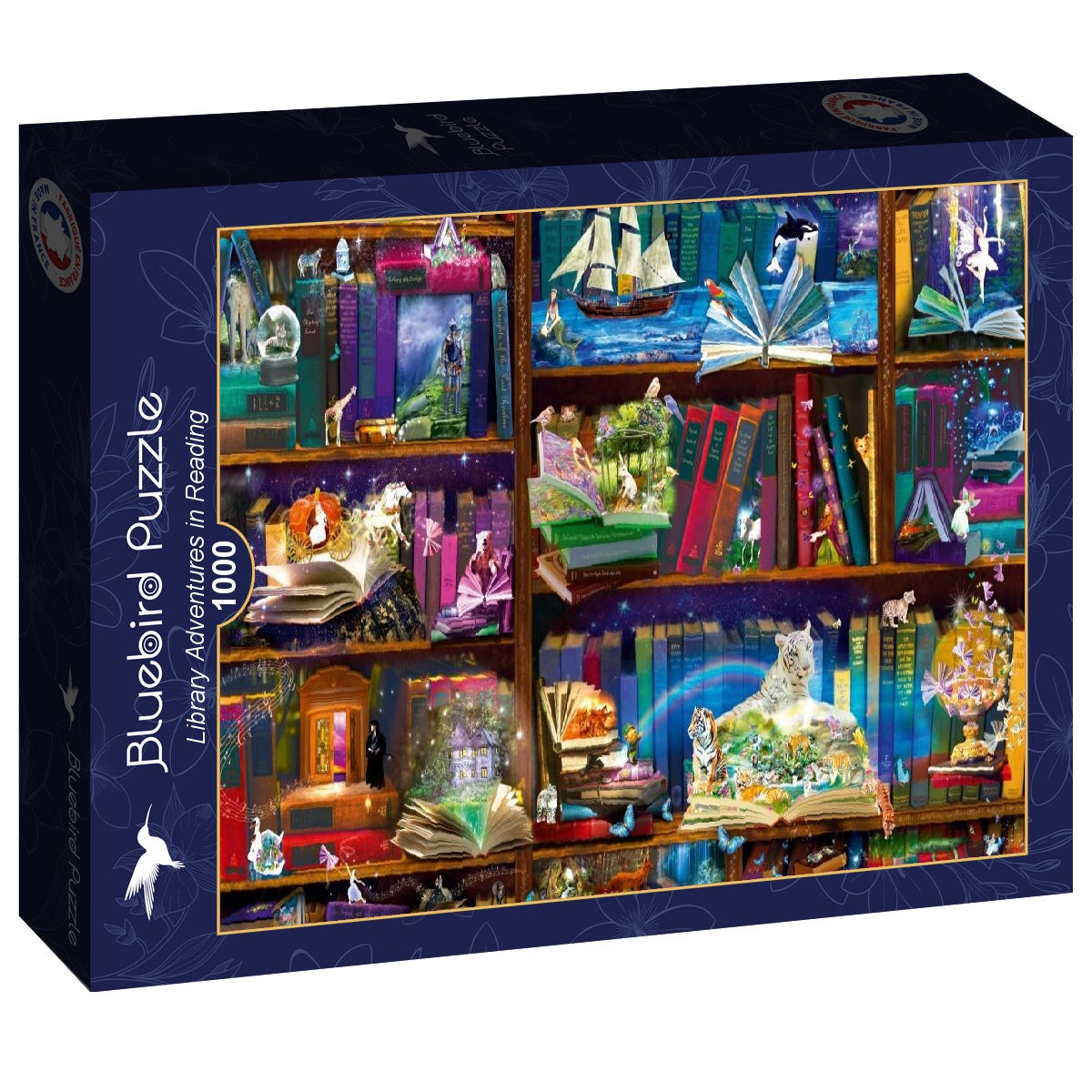 Library Adventures in Reading – 1000 Piece Jigsaw Puzzle (Bluebird)
