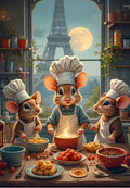 Little Chefs of Paris - 1000 Piece Jigsaw Puzzle (Bluebird Puzzle)