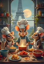 Little Chefs of Paris - 1000 Piece Jigsaw Puzzle (Bluebird Puzzle)