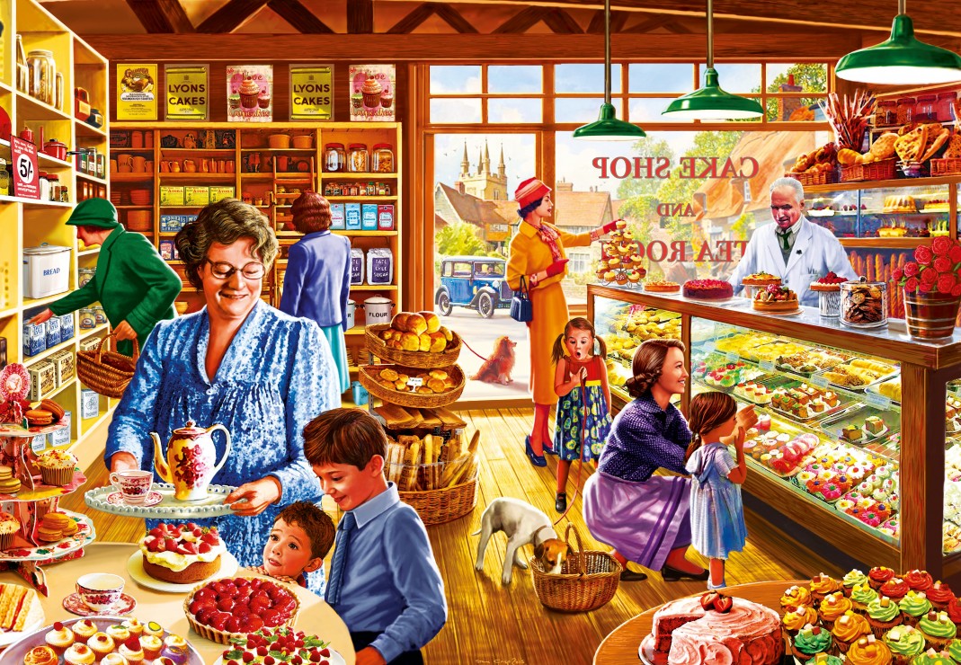 Bluebird - Nostalgic Cake shop - 1000 Piece Jigsaw Puzzle