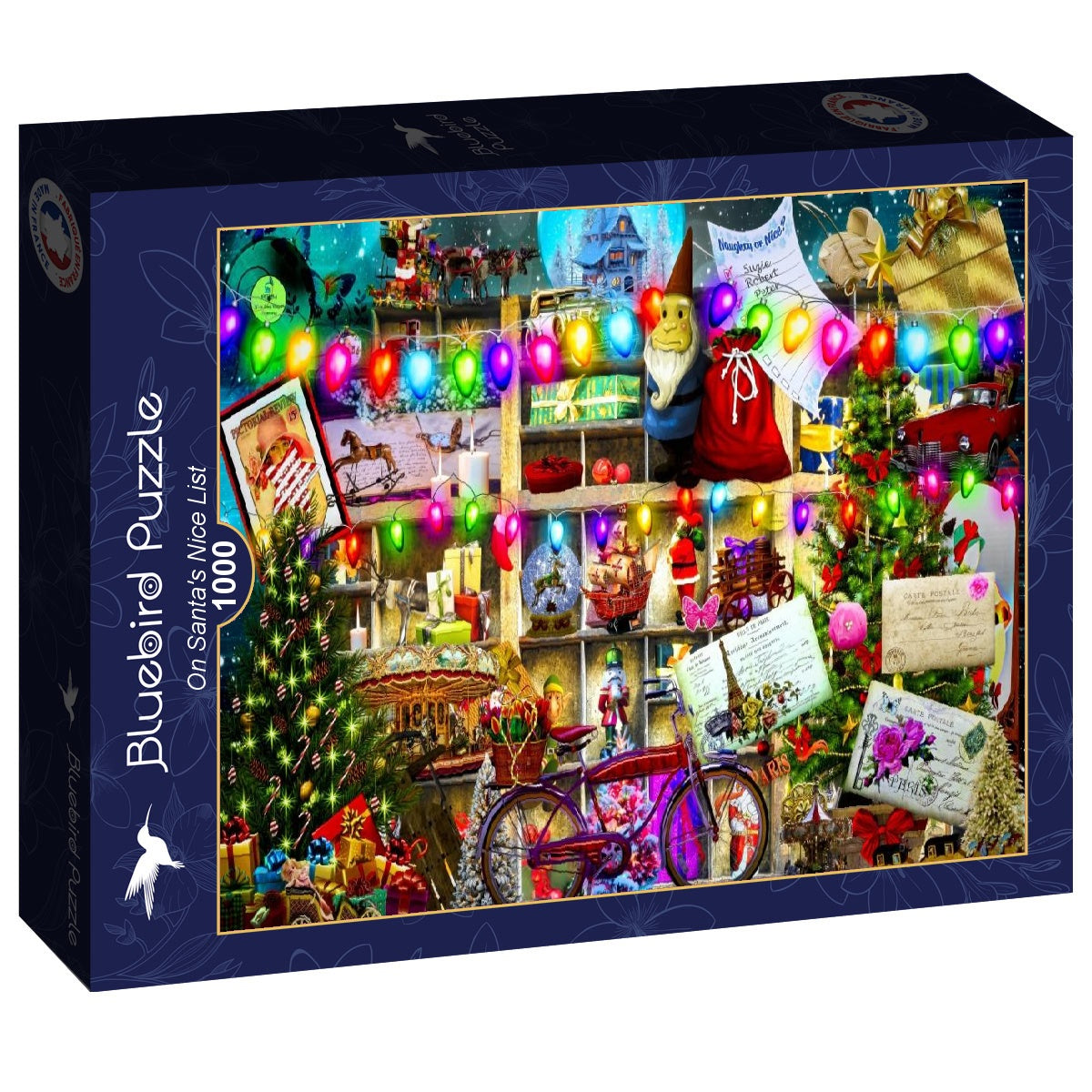 Bluebird - On Santa's Nice List - 1000 piece jigsaw puzzle