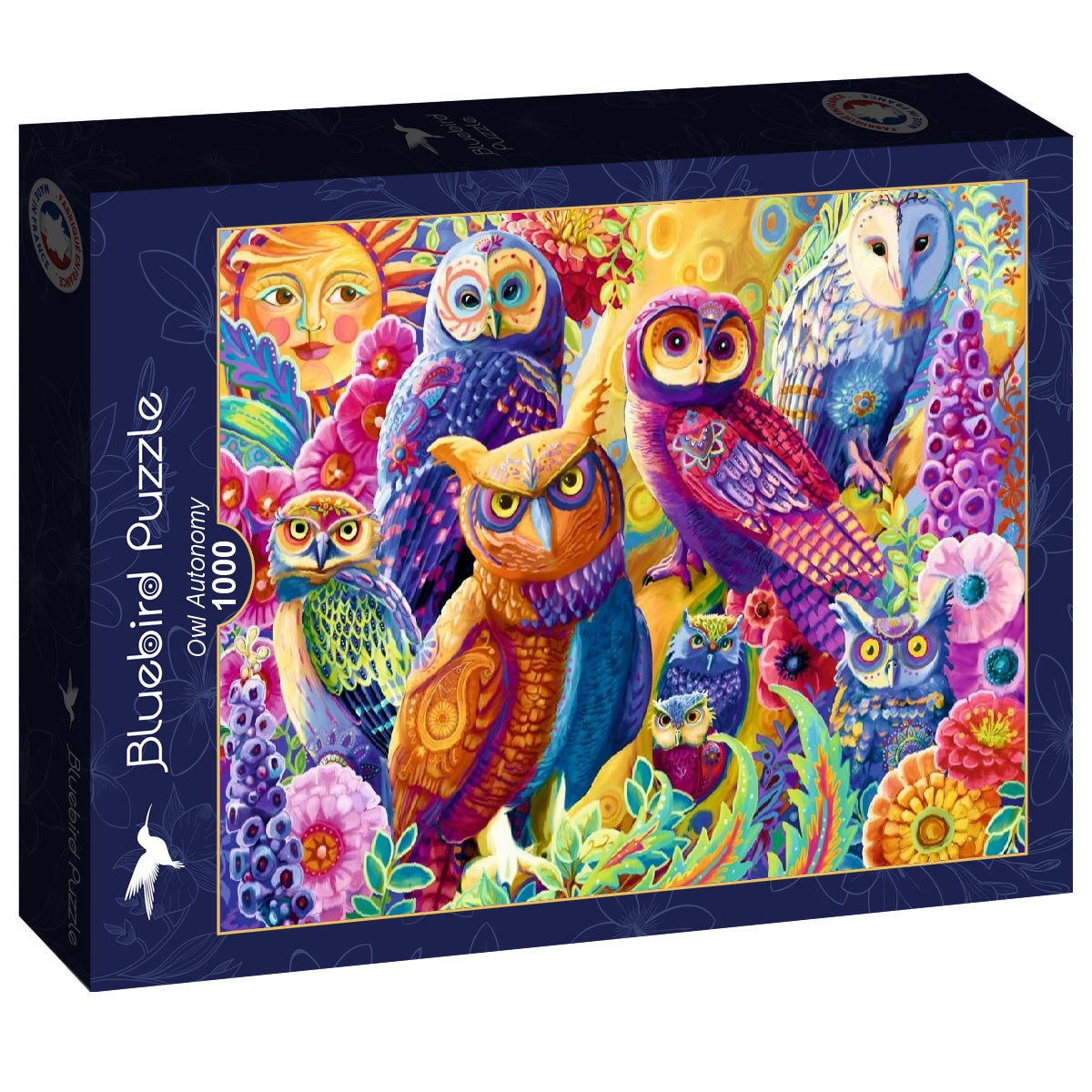 Bluebird - Owl Autonomy - 1000 Piece Jigsaw Puzzle