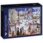 Pets on Porch – 1000 Piece Jigsaw Puzzle (Bluebird)