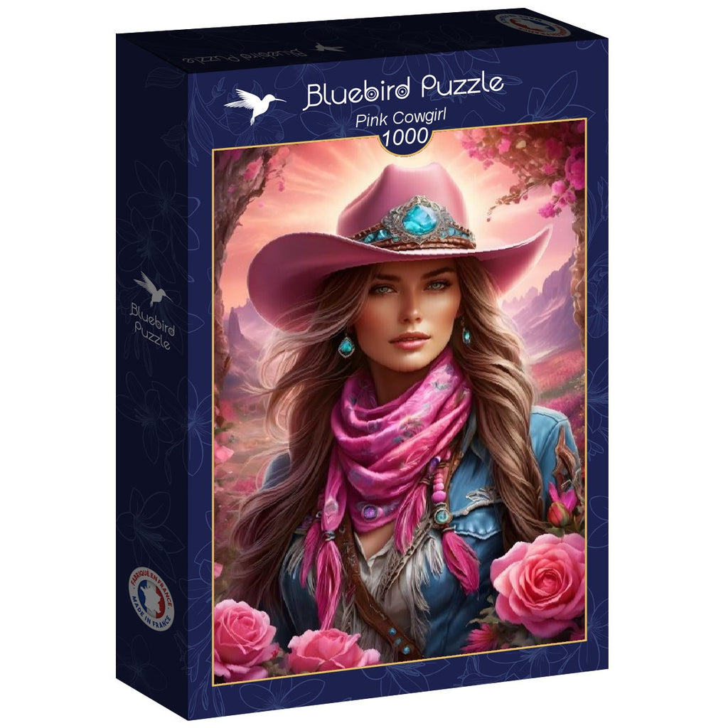 Pink Cowgirl - 1000 Piece Jigsaw Puzzle (Bluebird Puzzle)