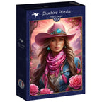 Pink Cowgirl - 1000 Piece Jigsaw Puzzle (Bluebird Puzzle)