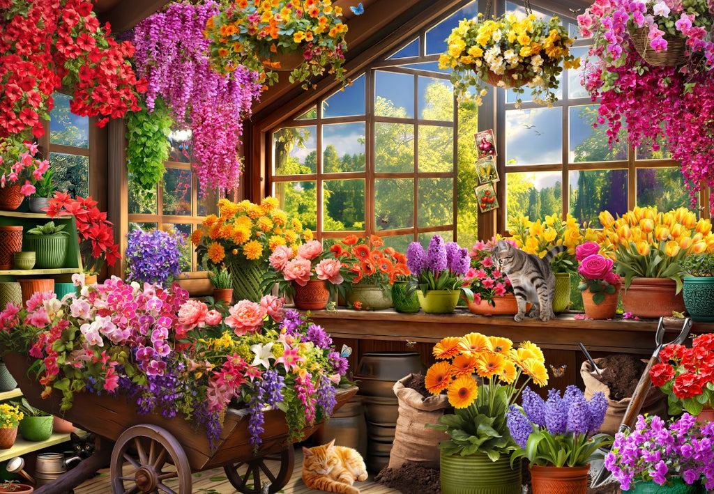 Potting Shed - 1000 Piece Jigsaw Puzzle (Bluebird Puzzle)