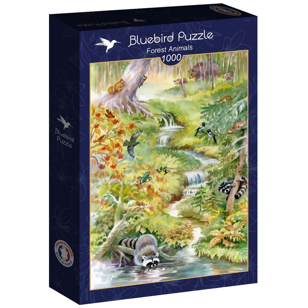 Forest Animals - 1000 Piece Jigsaw Puzzle (Bluebird)