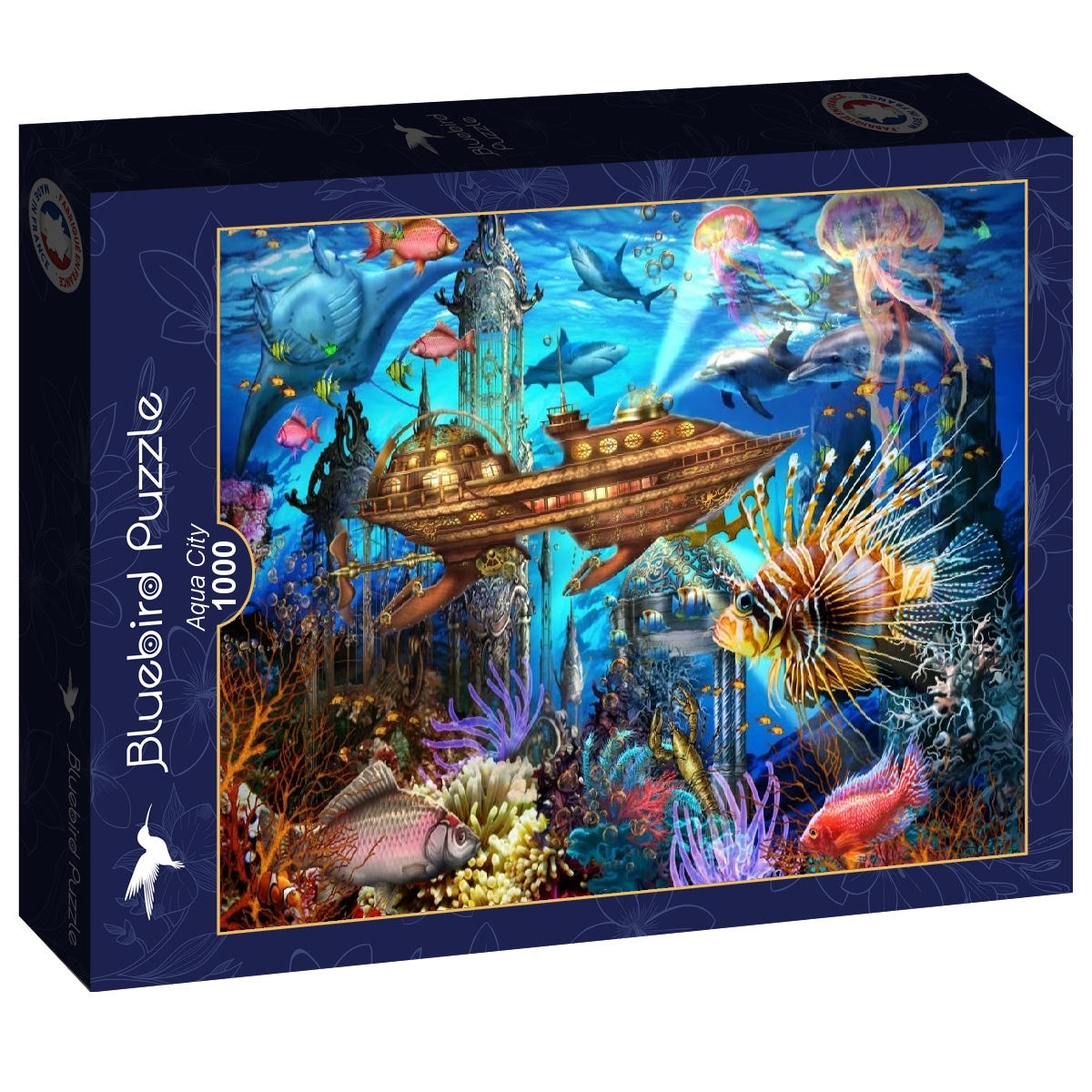 Aqua City - 1000 Piece Jigsaw Puzzle (Bluebird)