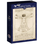 Leonardo Da Vinci - The Vitruvian Man, 1490 - 1000 Piece Jigsaw Puzzle (Bluebird)