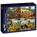 Pieter Brueghel the Younger - The Four Seasons - 1000 Piece Jigsaw Puzzle (Bluebird)