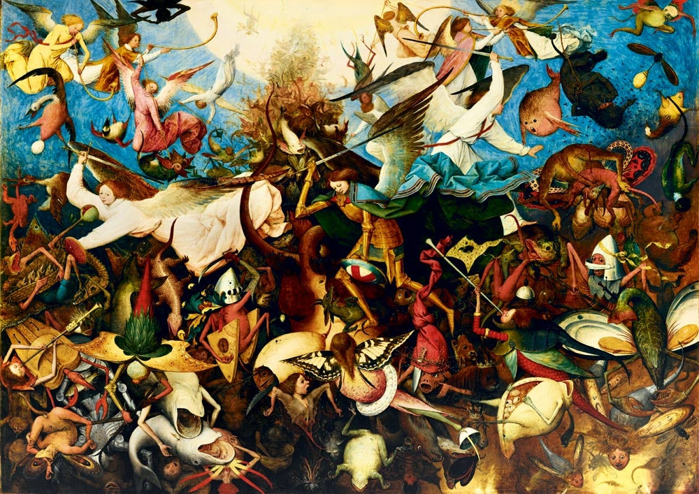 Pieter Bruegel the Elder - The Fall of the Rebel Angels, 1562 - 1000 Piece Jigsaw Puzzle (Bluebird)