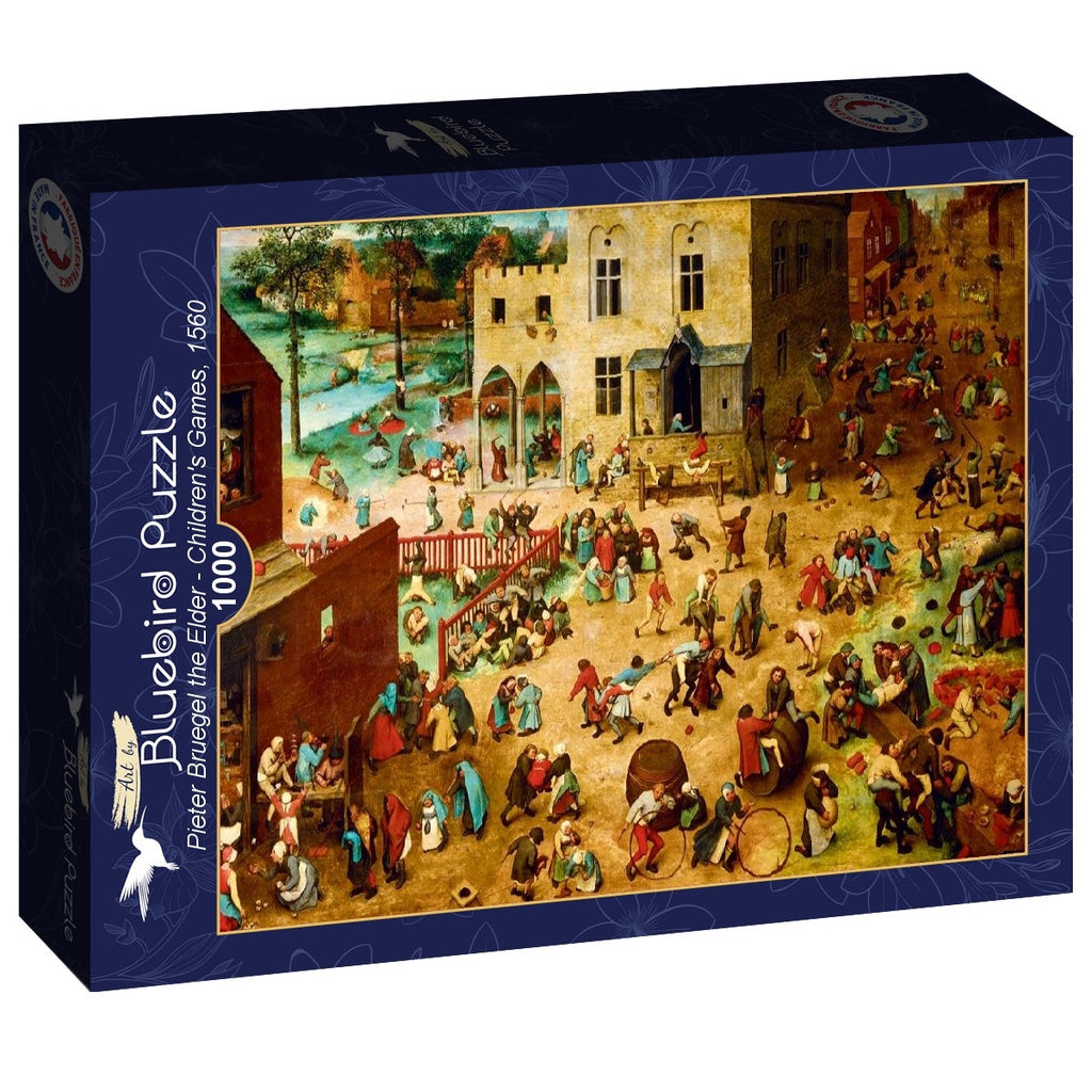 Pieter Bruegel the Elder - Children's Games, 1560 - 1000 Piece Jigsaw Puzzle (Bluebird)