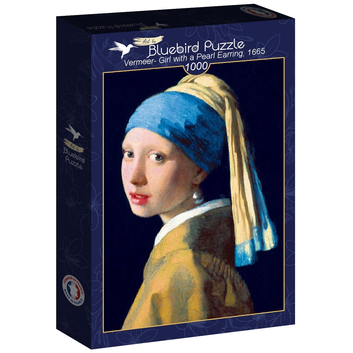 Vermeer - Girl with a Pearl Earring, 1665 - 1000 Piece Jigsaw Puzzle (Bluebird)