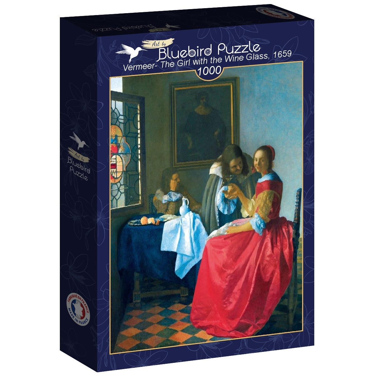 Vermeer - The Girl with the Wine Glass, 1659 - 1000 Piece Jigsaw Puzzle (Bluebird)