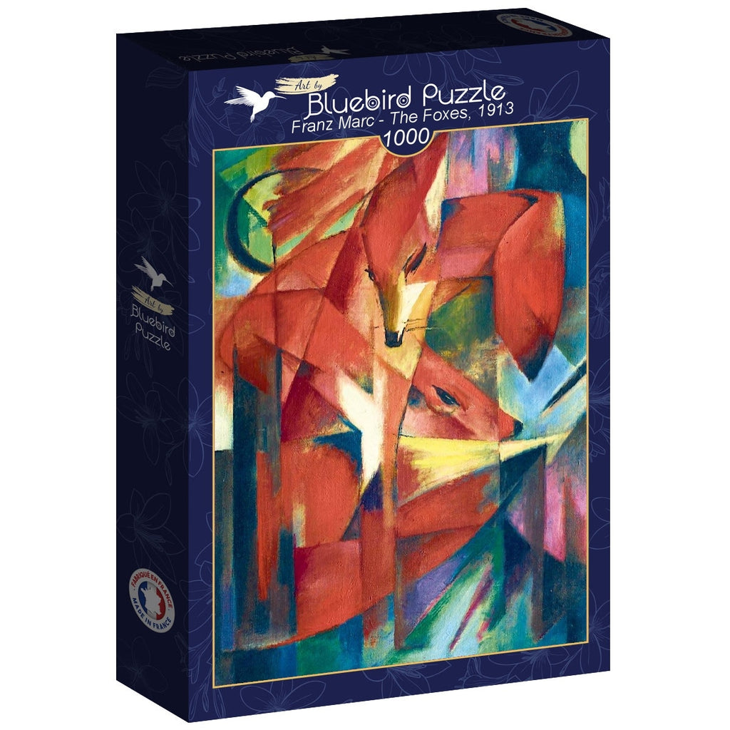 Franz Marc - The Foxes, 1913 - 1000 Piece Jigsaw Puzzle (Bluebird)