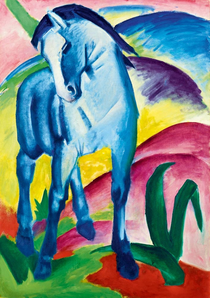Franz Marc - Blue Horse I, 1911 - 1000 Piece Jigsaw Puzzle (Bluebird)