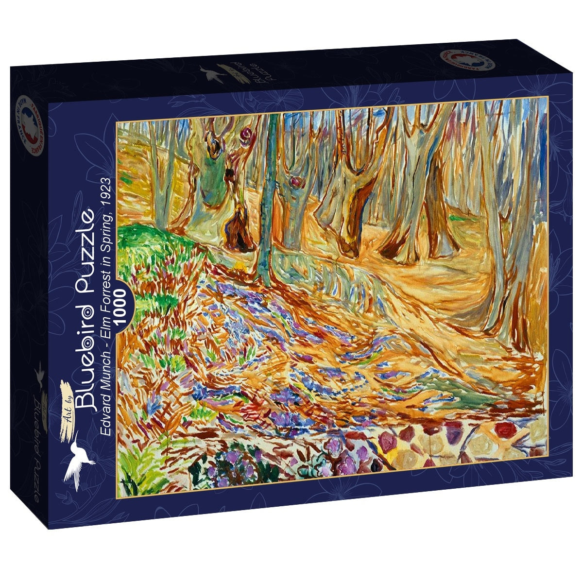 Edvard Munch - Elm Forest in Spring, 1923 - 1000 Piece Jigsaw Puzzle (Bluebird)