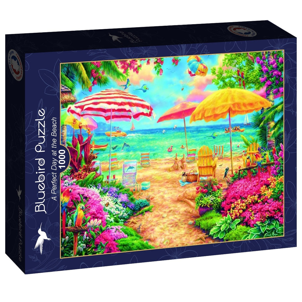 Chuck Pinson - A Perfect Day at the Beach - 1000 Piece Jigsaw Puzzle (Bluebird)