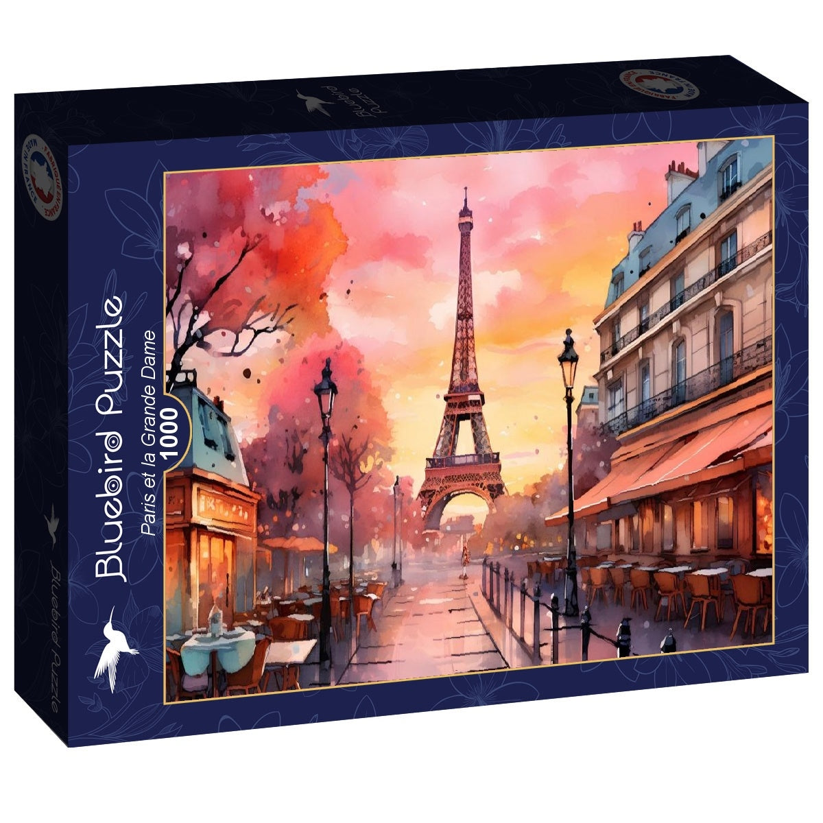 Paris et la Grande Dame - 1000 Piece Jigsaw Puzzle (Bluebird)