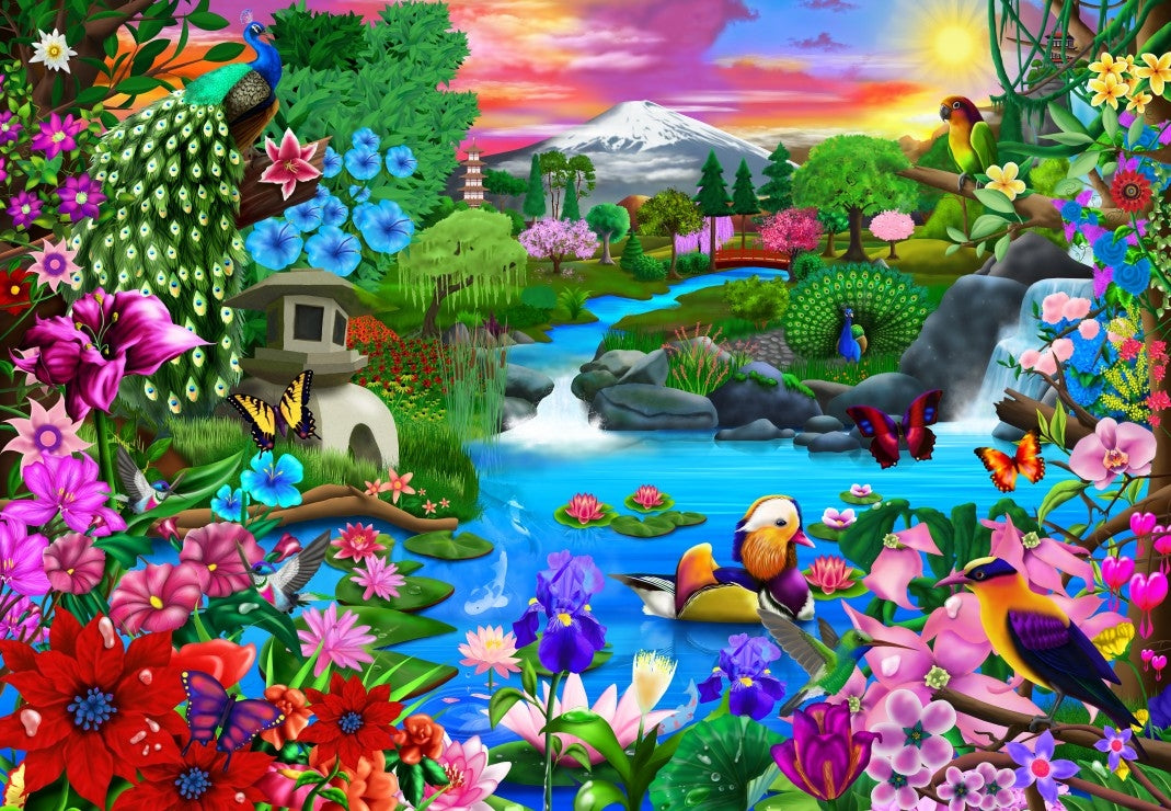 Oriental Paradise - 1000 Piece Jigsaw Puzzle (Bluebird)