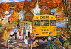 The School Bus - 1000 Piece Jigsaw Puzzle (Bluebird)