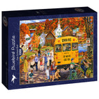 The School Bus - 1000 Piece Jigsaw Puzzle (Bluebird)
