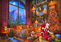 Christmas Lodge - 1000 Piece Jigsaw Puzzle (Bluebird)