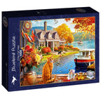 Crisp Fall View - 1000 Piece Jigsaw Puzzle (Bluebird)