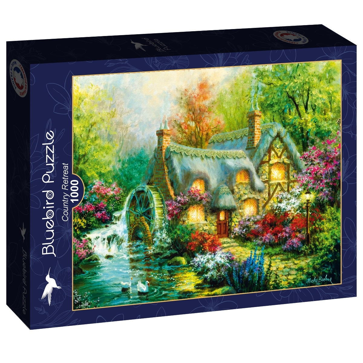 Country Retreat - 1000 Piece Jigsaw Puzzle (Bluebird)