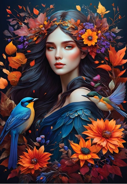 Meliae - Soul of Nature Collection - 1000 Piece Jigsaw Puzzle (Bluebird)