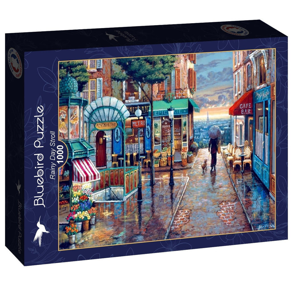 Rainy Day Stroll - 1000 Piece Jigsaw Puzzle (Bluebird)