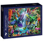 Tropical Hummingbirds - 1000 Piece Jigsaw Puzzle (Bluebird)