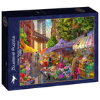 Flower Market Brooklyn - 1000 Piece Jigsaw Puzzle (Bluebird)
