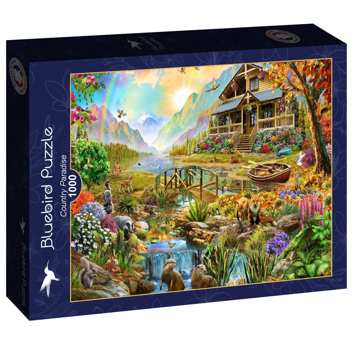 Country Paradise - 1000 Piece Jigsaw Puzzle (Bluebird)
