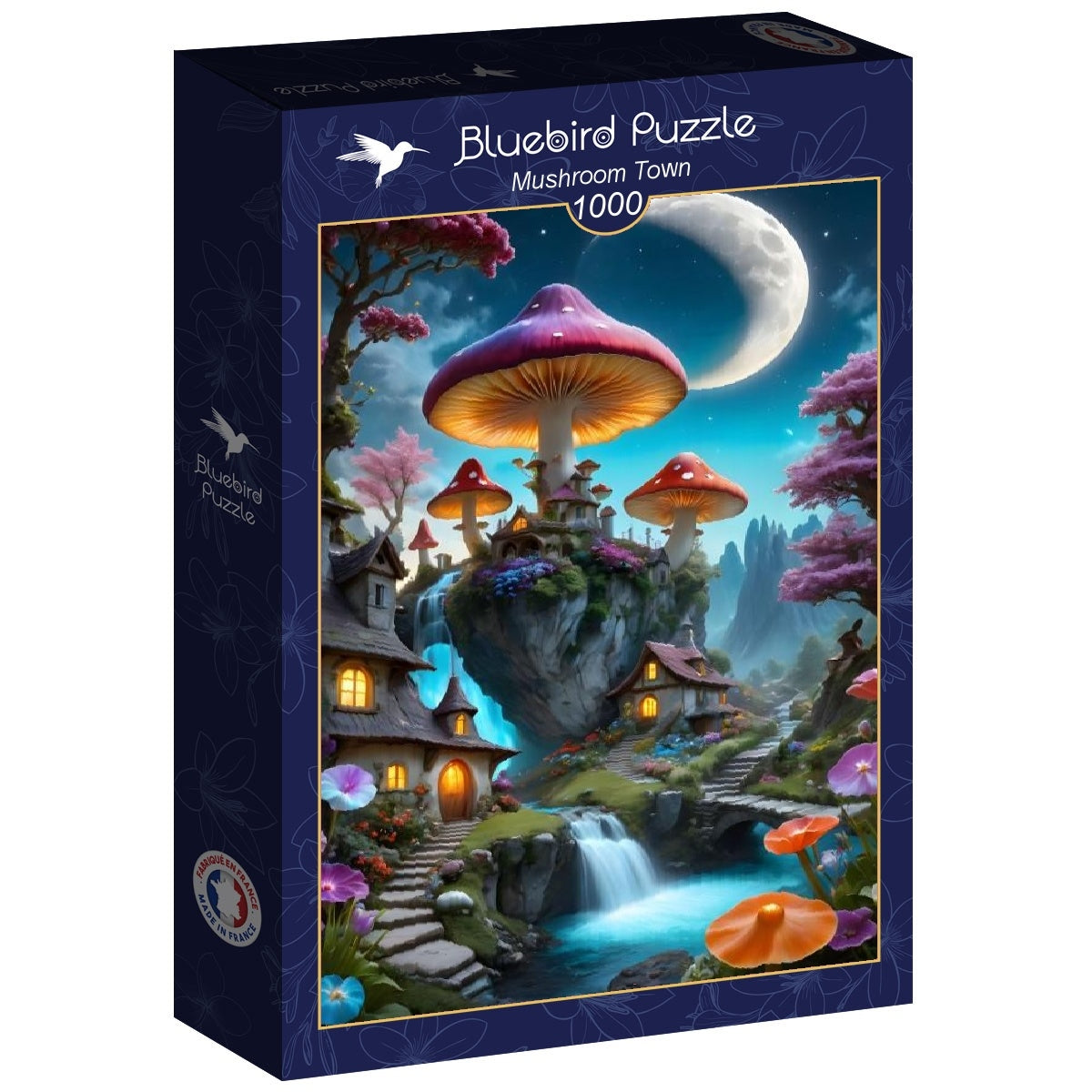 Mushroom Town - 1000 Piece Jigsaw Puzzle (Bluebird)