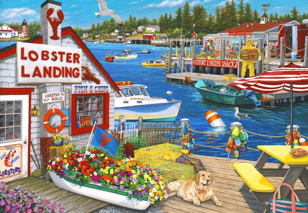 Lobster Landing - 1000 Piece Jigsaw Puzzle (Bluebird)