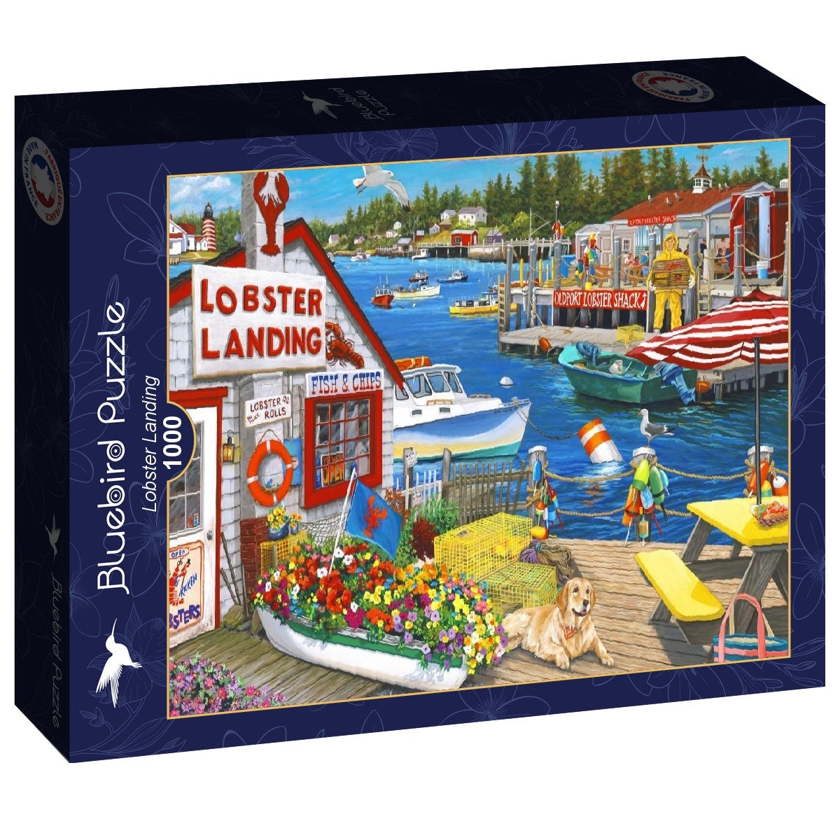 Lobster Landing - 1000 Piece Jigsaw Puzzle (Bluebird)