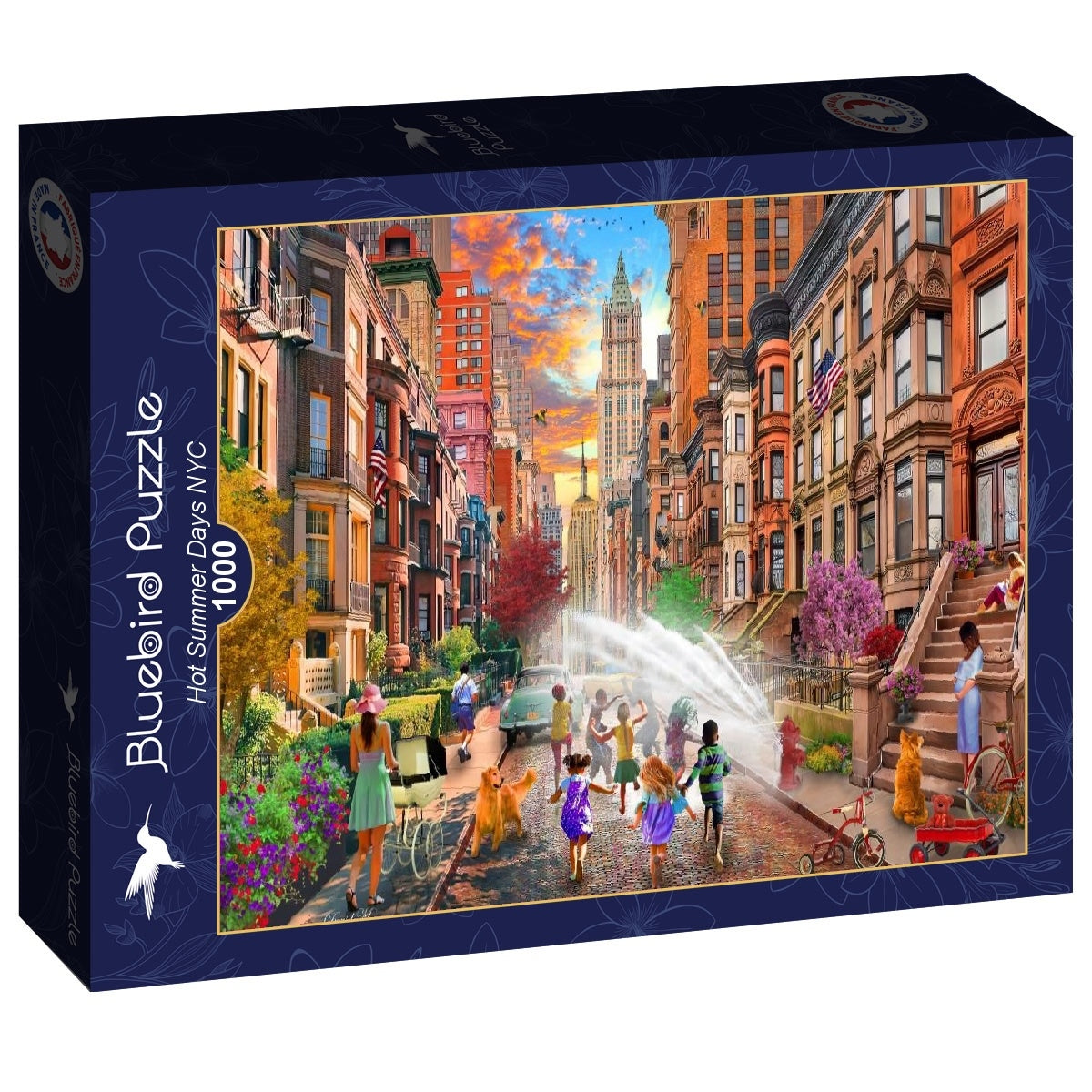 Hot Summer Days NYC - 1000 Piece Jigsaw Puzzle (Bluebird)