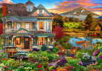 Garden Country Home - 1000 Piece Jigsaw Puzzle (Bluebird)
