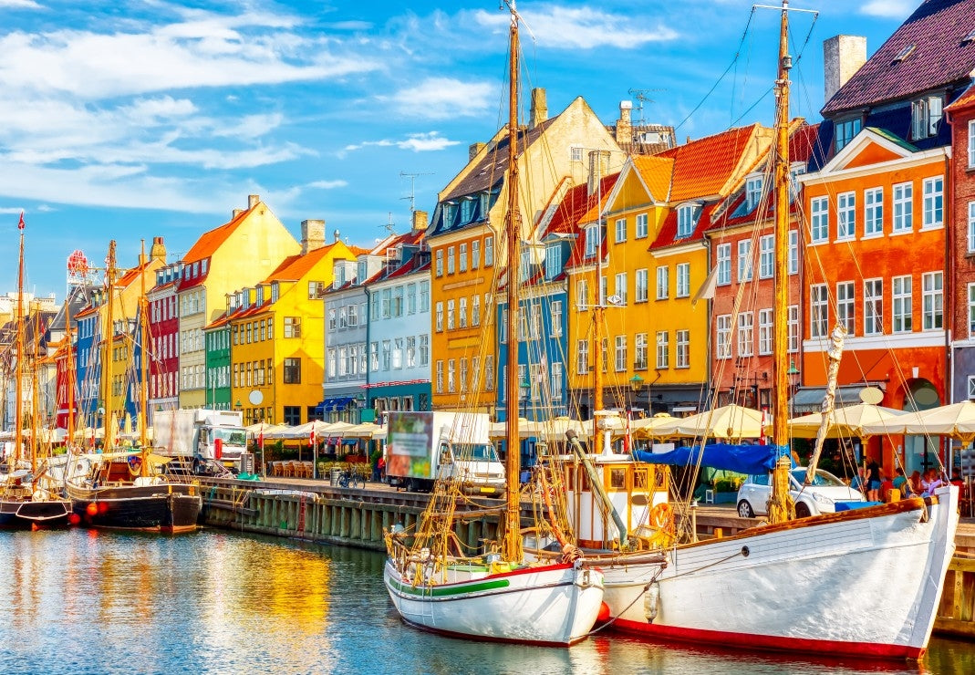 Nyhavn Harbour - Copenhagen - 1000 Piece Jigsaw Puzzle (Bluebird)