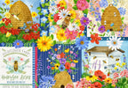 Beehives and Bees - 1000 Piece Jigsaw Puzzle (Bluebird)