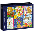 Beehives and Bees - 1000 Piece Jigsaw Puzzle (Bluebird)
