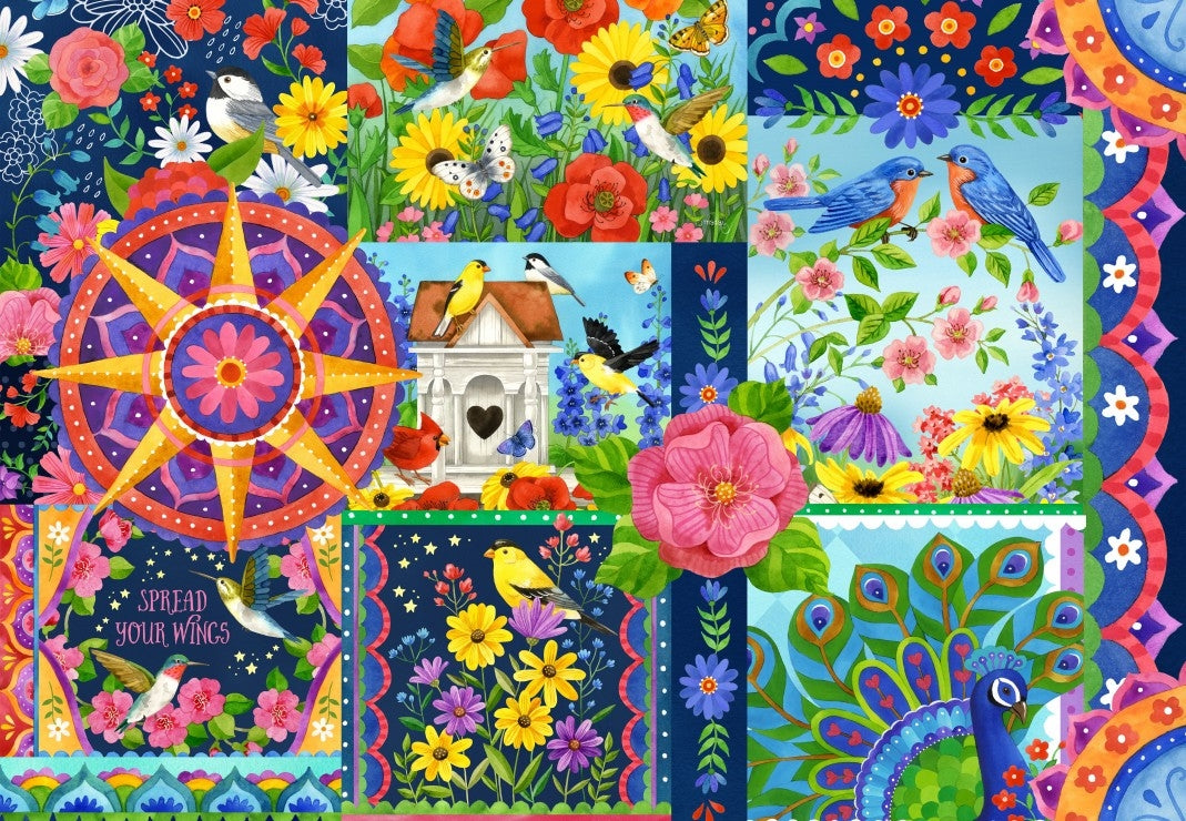 The Colours of Spring - 1000 Piece Jigsaw Puzzle (Bluebird)