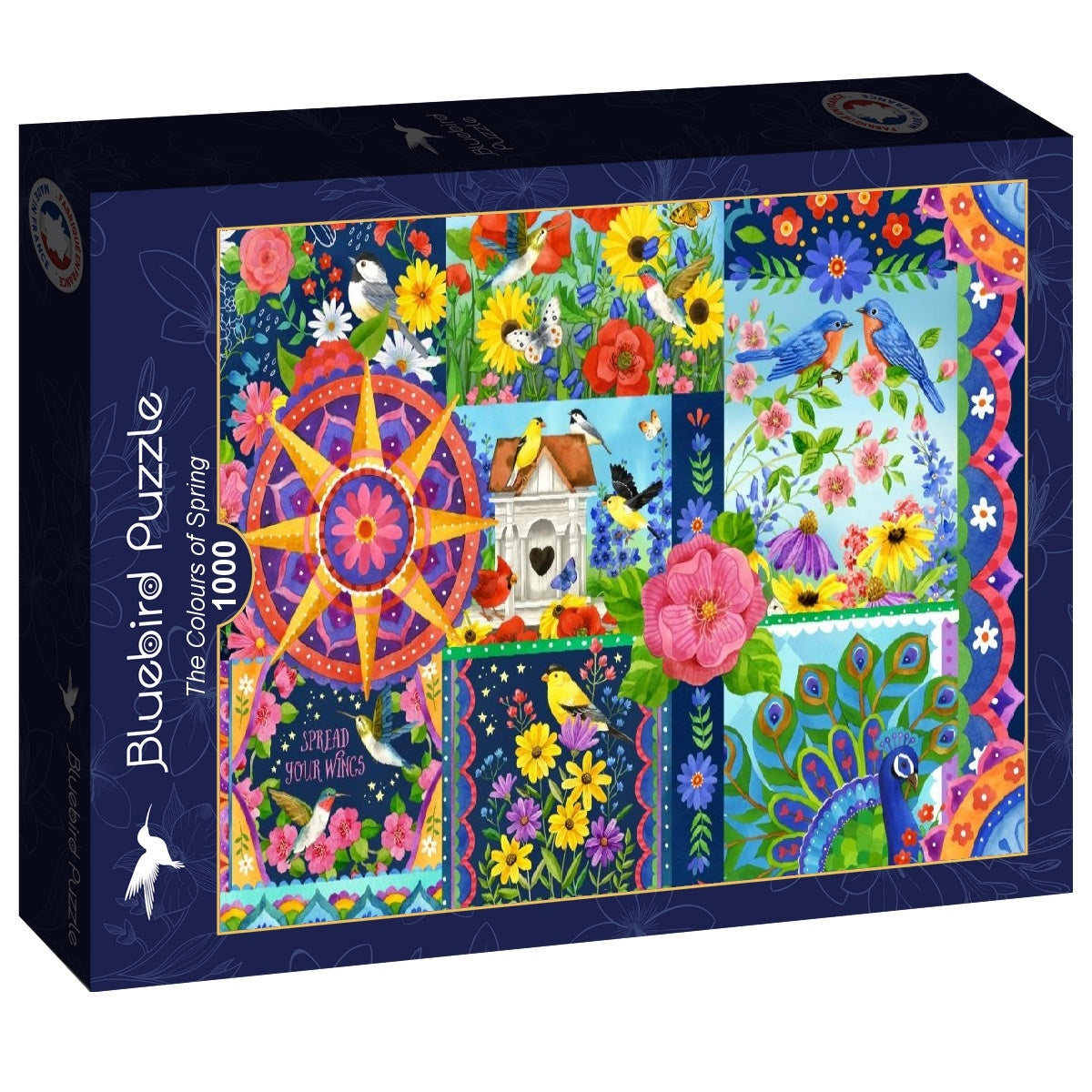 The Colours of Spring - 1000 Piece Jigsaw Puzzle (Bluebird)
