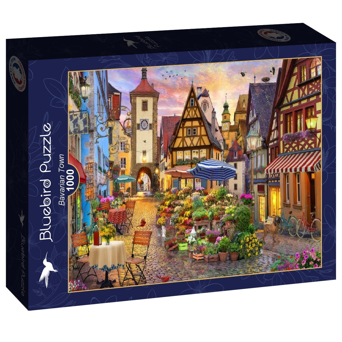 Bavarian Town - 1000 Piece Jigsaw Puzzle (Bluebird)