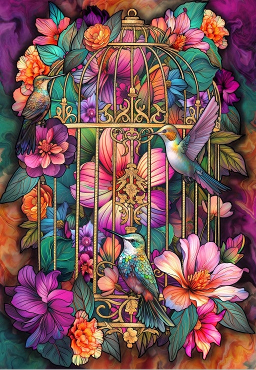 Captured Beauty - 1000 Piece Jigsaw Puzzle (Bluebird)