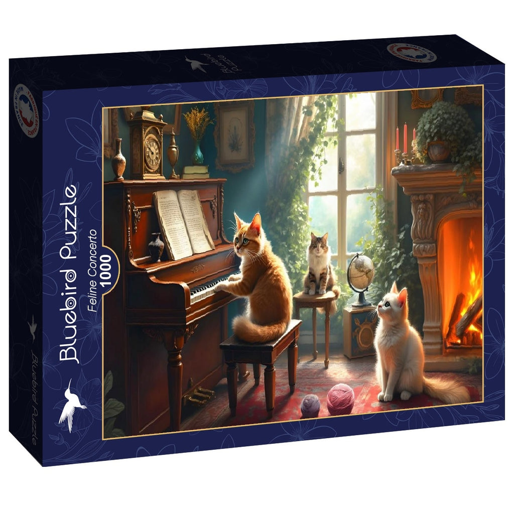 Feline Concerto - 1000 Piece Jigsaw Puzzle (Bluebird)