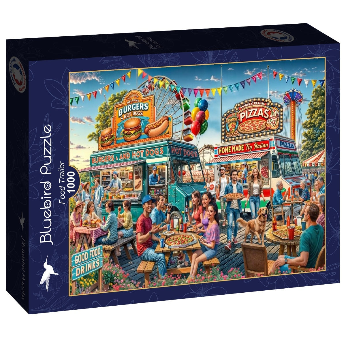 Food Trailer - 1000 Piece Jigsaw Puzzle (Bluebird)